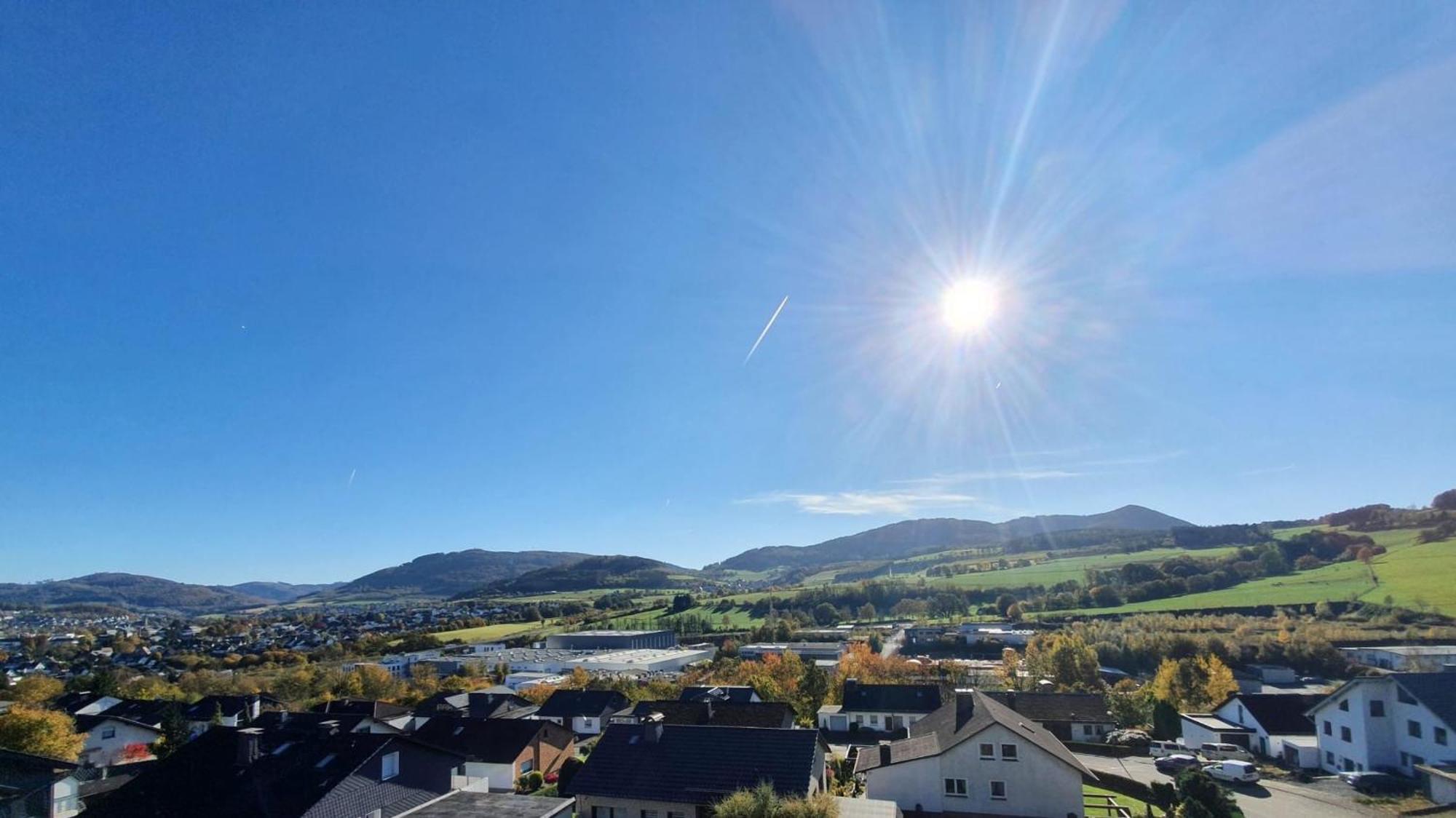 Ferienwohnung Panoramablick Olsberg Bagian luar foto